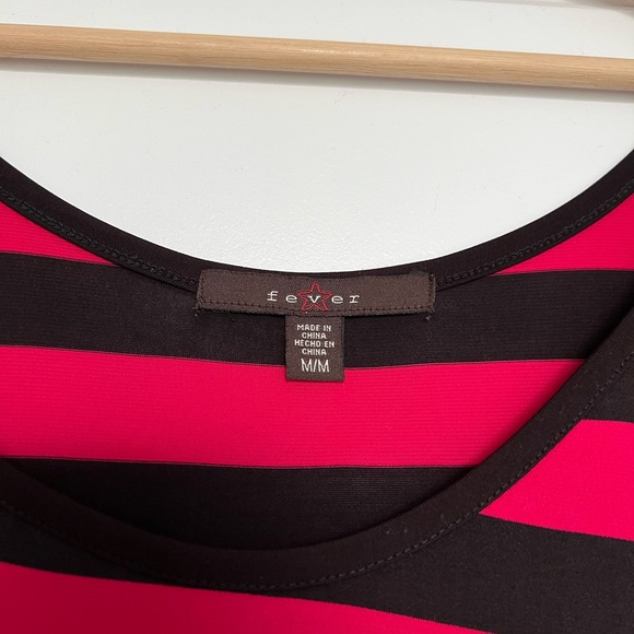 Size Medium/Large authentic Y2K Pink and Black striped Sundress for vacation - Picture 3 of 3